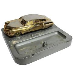 Vintage 1948 Tucker Automobile Promotional Cigarette Box and Ashtray