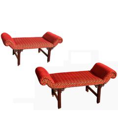 Pair of Chippendale Window Seats