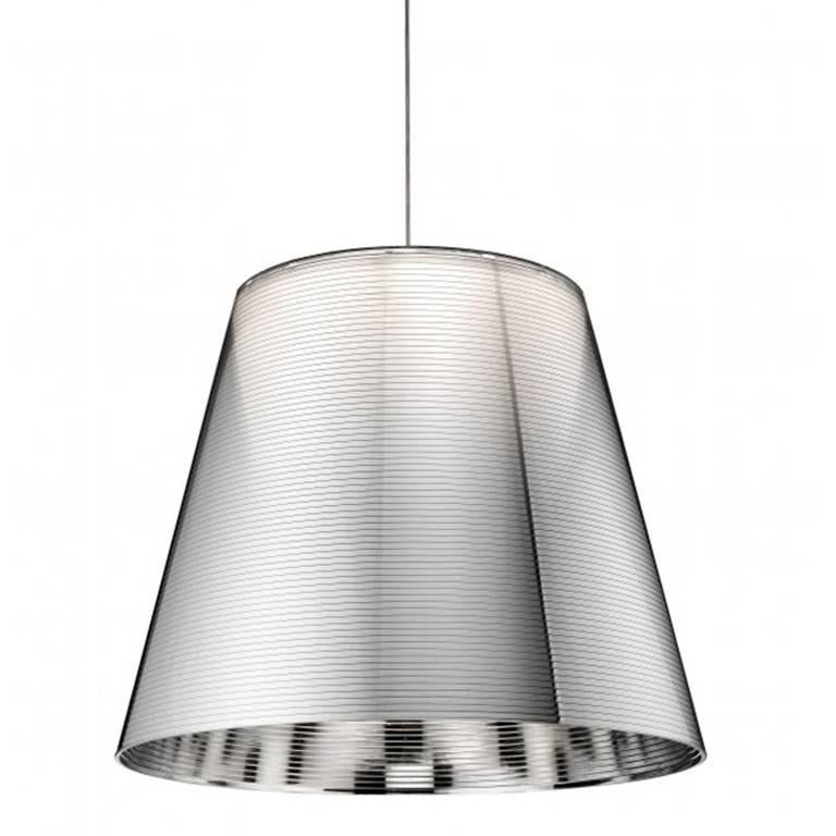 Silver KTribe S2 Suspension Light by Philippe Starck for Flos, Italy Modern For Sale
