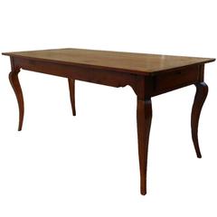 Late 18th Century French Farmhouse Table Cherry Country Dining Provincial Louis