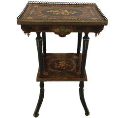 French Inlaid Table