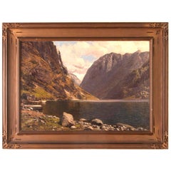"The Fjord" by Themistocles Von Eckenbrecher, circa 1913