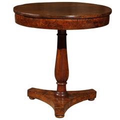 19th Century Italian Burled Walnut Gueridon 10