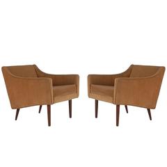 Mid-Century Modern Lounge Club Chairs after Paul McCobb or Edward Wormley