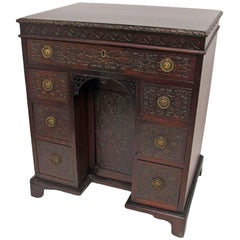 Mahogany Desk Dressing Table English 19th Century