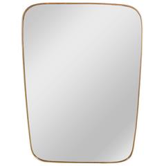 Italian Modernist Mirror in a Cushion Shape
