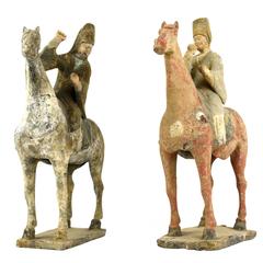 Pair of Tang Dynasty Equestrians 9