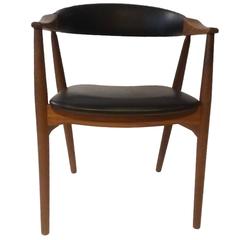 Farstrup Desk Chair with Black Leather