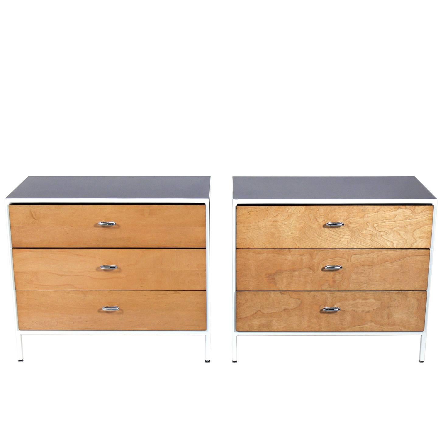 Pair of Modern Chests Designed by George Nelson for Herman Miller