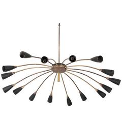 Mid-Century Spider Chandelier 7