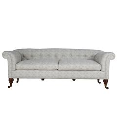 Antique Howard and Sons Button Back Sofa