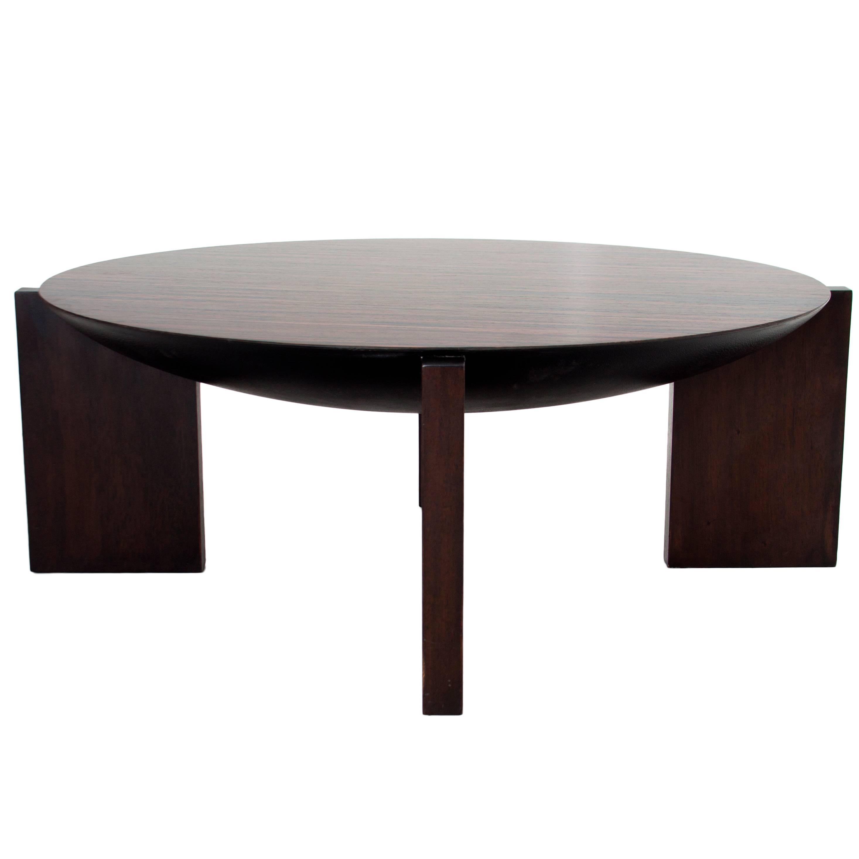 Wendell Castle Olympia Table with Macassar Ebony Top For Sale