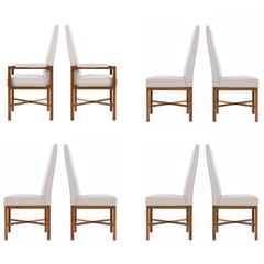 Edward Wormley Set of Eight Dining Chairs for Dunbar 10