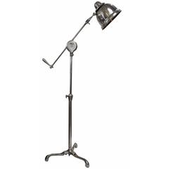 Used Adjustable Industrial Floor Lamp