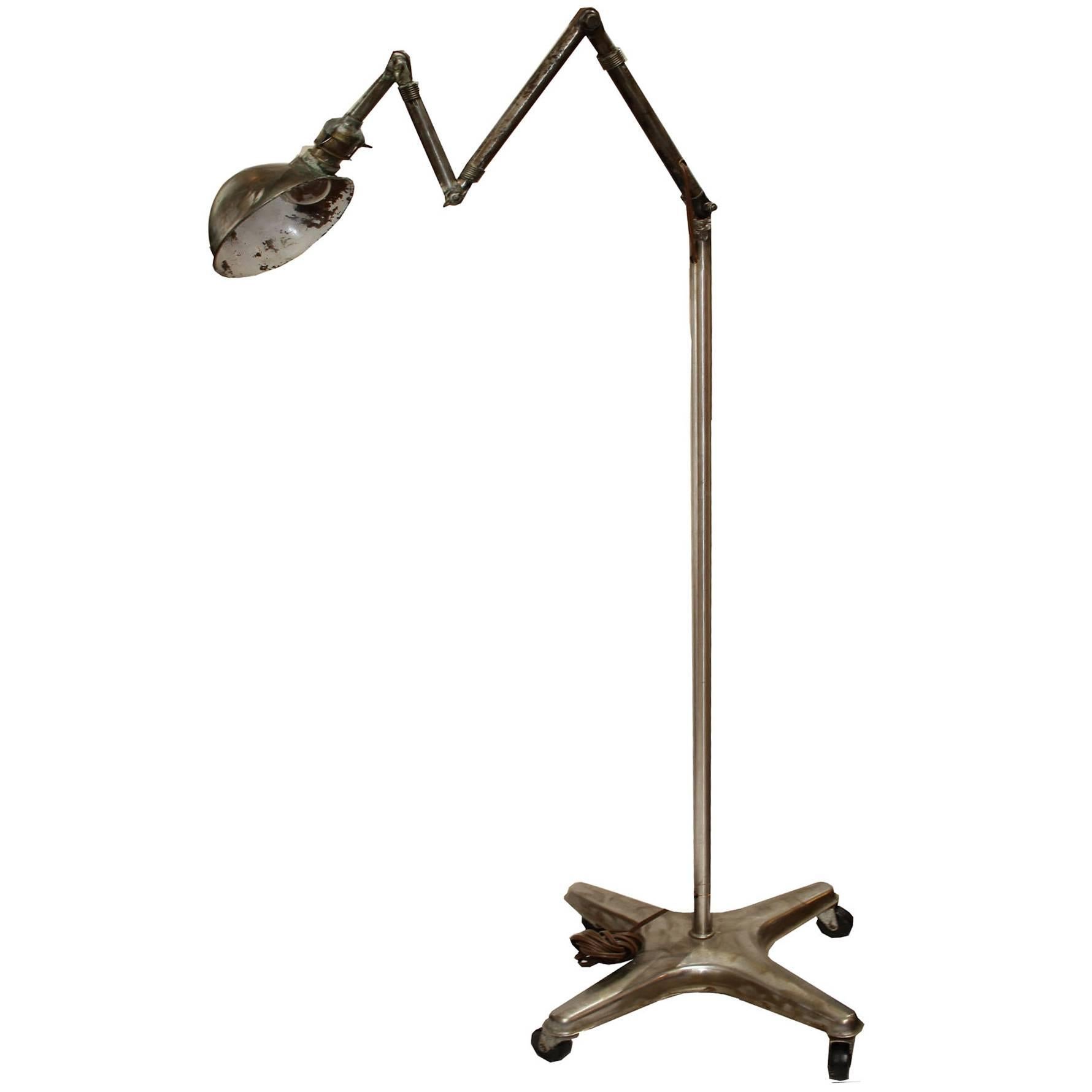 Industrial Articulated Floor Lamp