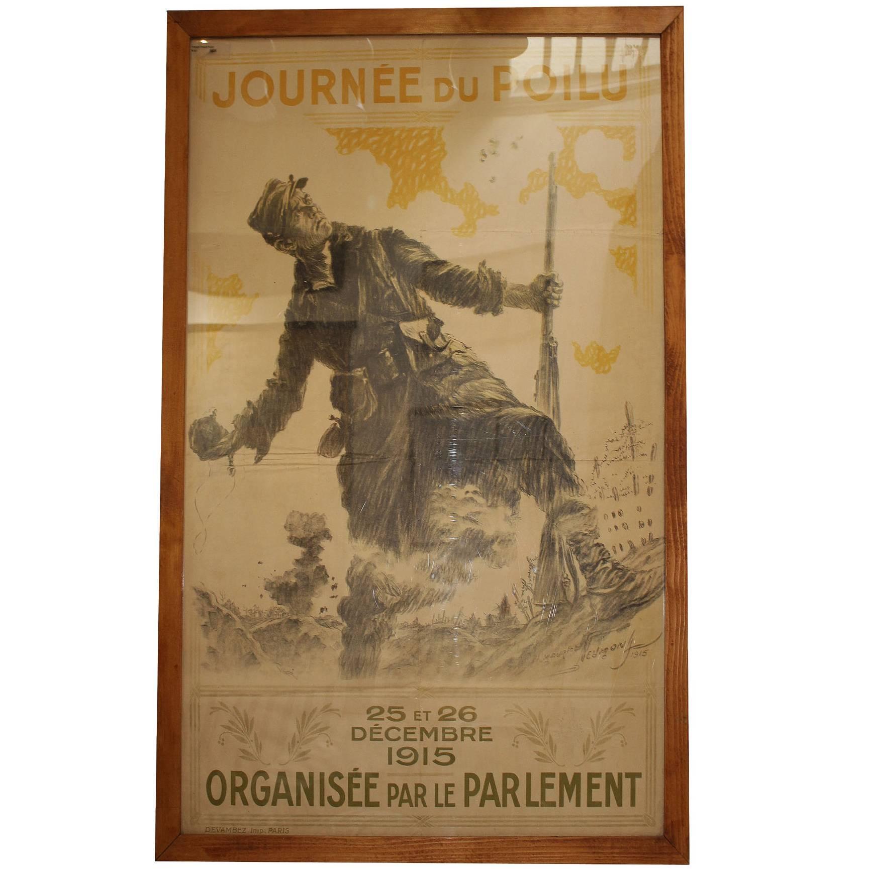 Original French WW1 Recruitment Poster