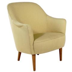 Upholstered 'Sampsel' Chair by Carl Malmsten