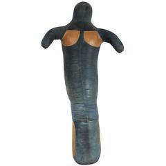 Used 1960s Lifesize Leather Wrestling Dummy, Russia