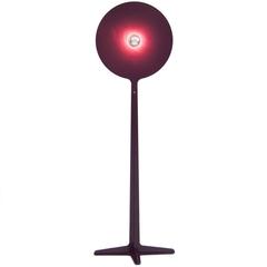 Standing Lamp Red-Violet Powder-Coated Steel Philippe Cramer