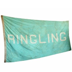 Vintage Circus Tent Flag, Ringling