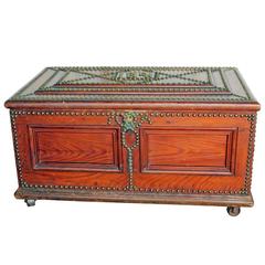 Used 1891 Brass Tack Trunk