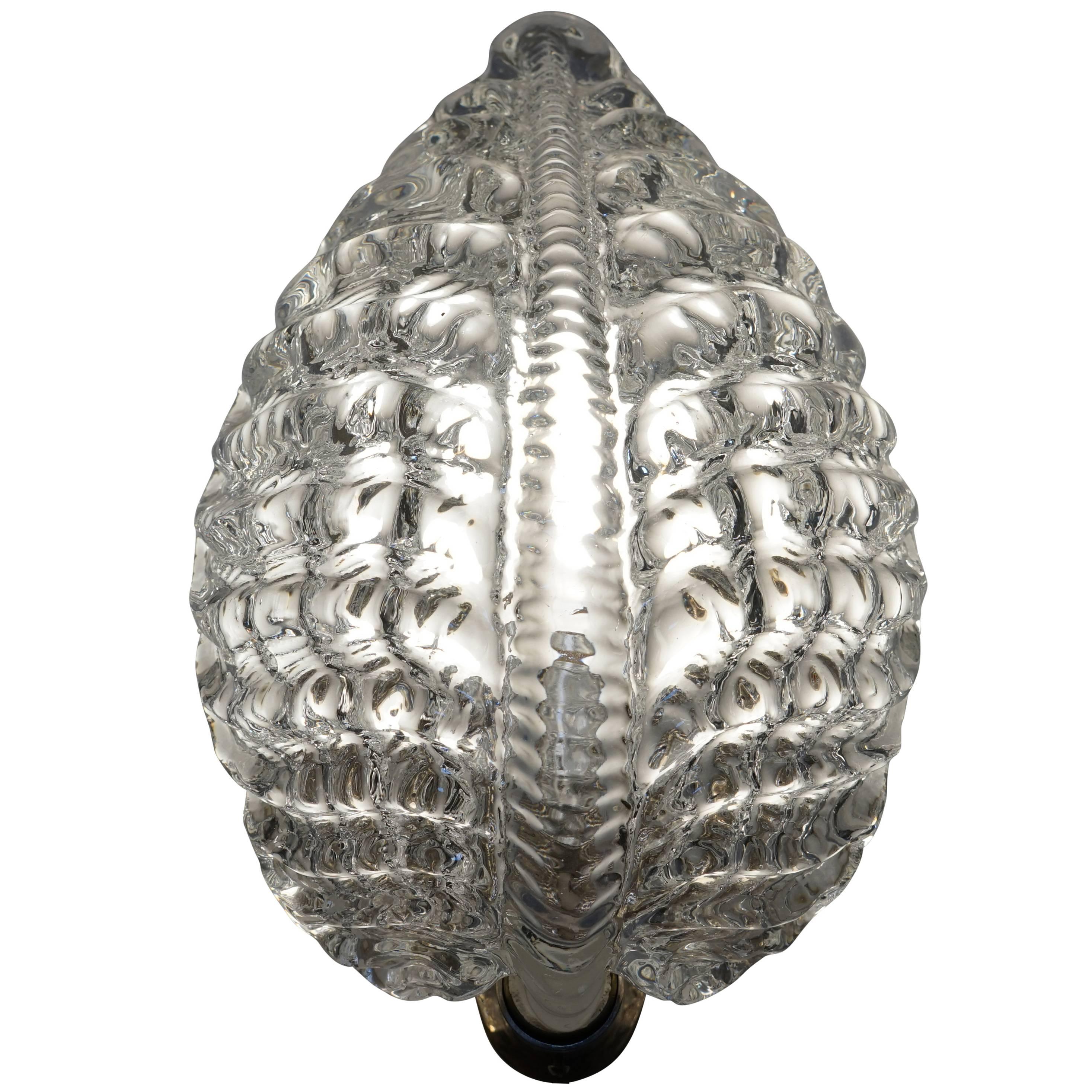 Orrefors Art Glass Wall Sconce