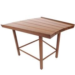 Mid-Century Modern Dunbar Style Slat Bench 2