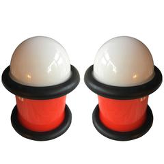 Pair of Holmegaard 'epoke 3' Lamps by Michael Bang, 1972 10