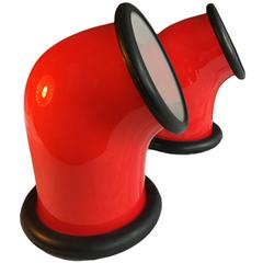 Pair of Holmegaard 'epoke 1' Lamps by Michael Bang, 1972 9