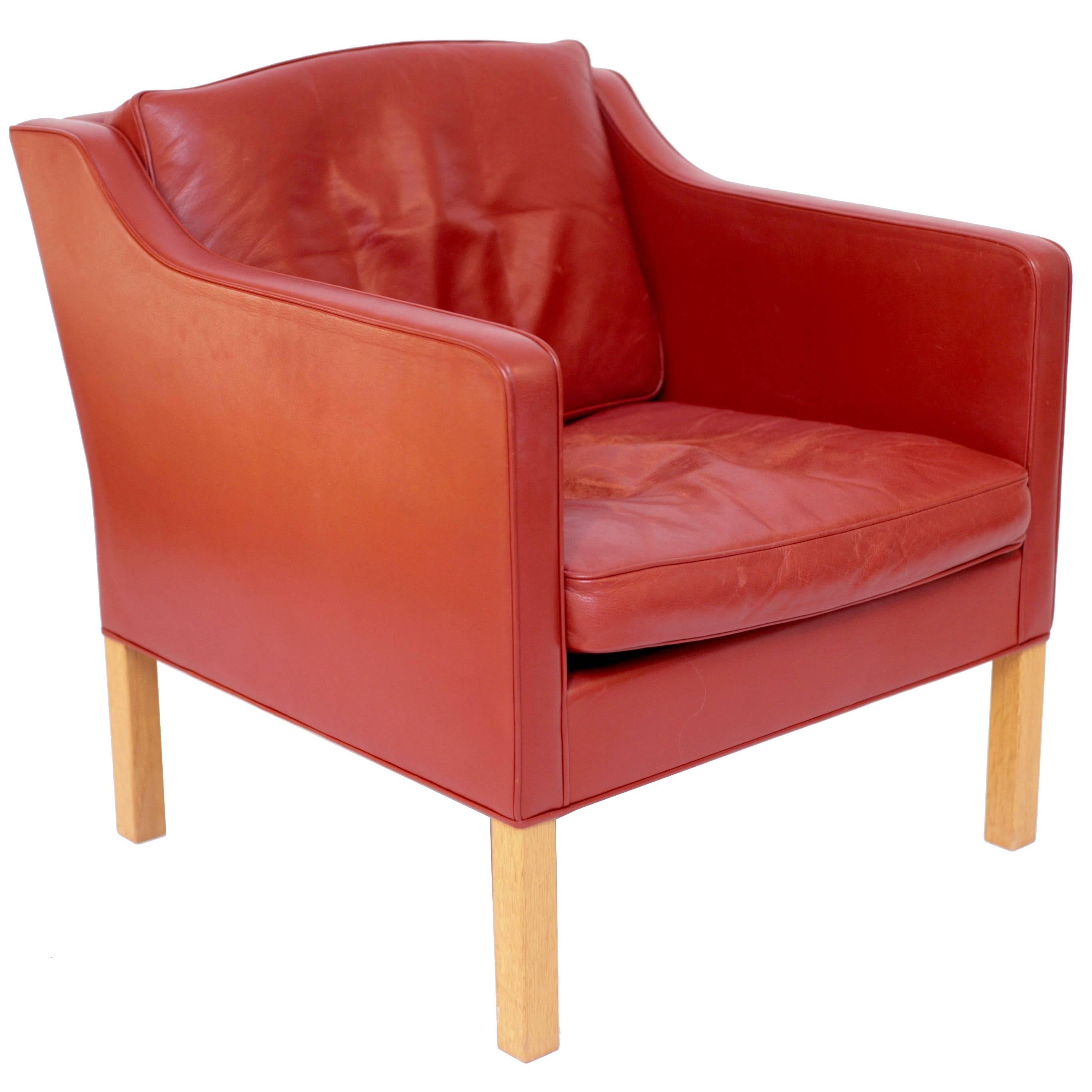 Easy Chair BM 2321 by Börge Mogensen for Fredericia Furniture, Denmark For Sale