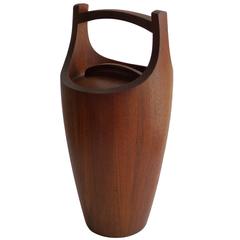 Large Jens Quistgaard Teak Ice Bucket for Dansk