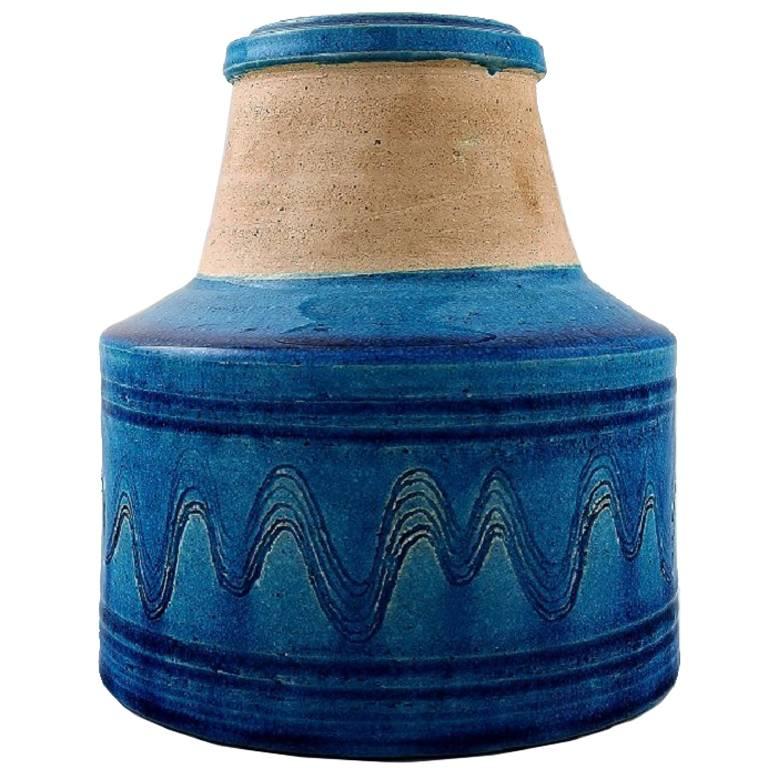 Kähler, Denmark, Glazed Stoneware Vase, Nils Kähler, 1960s