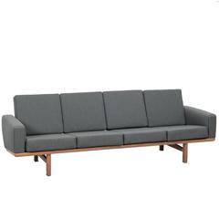 Hans J Wegner GE236/4 Oak Sofa