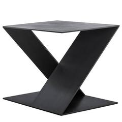 Tack End Table D by Uhuru Design, hand blackened steel 1