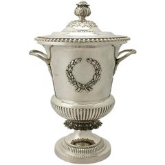 Sterling Silver Presentation Cup and Cover, Antique Edwardian 2