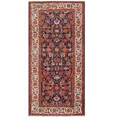 Antique Blue Persian Malayer Rug 5