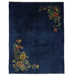 Early 20th Century Antique Chinese Art Deco Rug Early 20th Century Antique Chinese Art Deco Rug