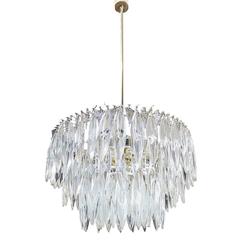 Crystal Glass Chandelier by Bakalowits & Sons, Vienna