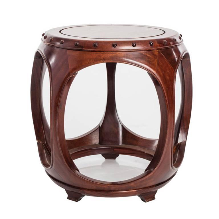 Vintage Chinese Barrel Table