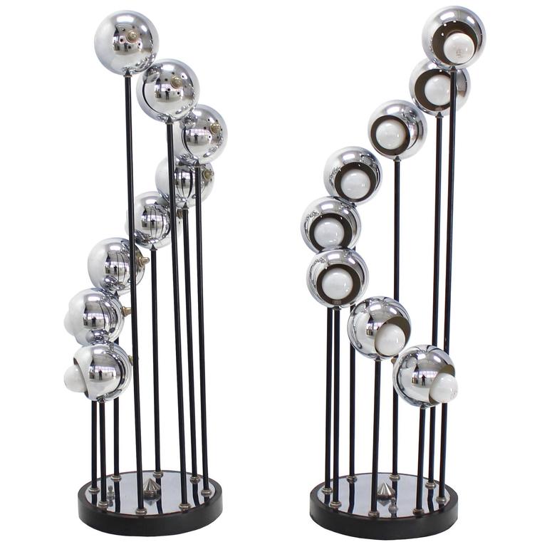 modern chrome table lamps