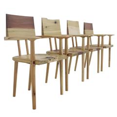 Solid Reclaimed Wood Chubby Chair 3
