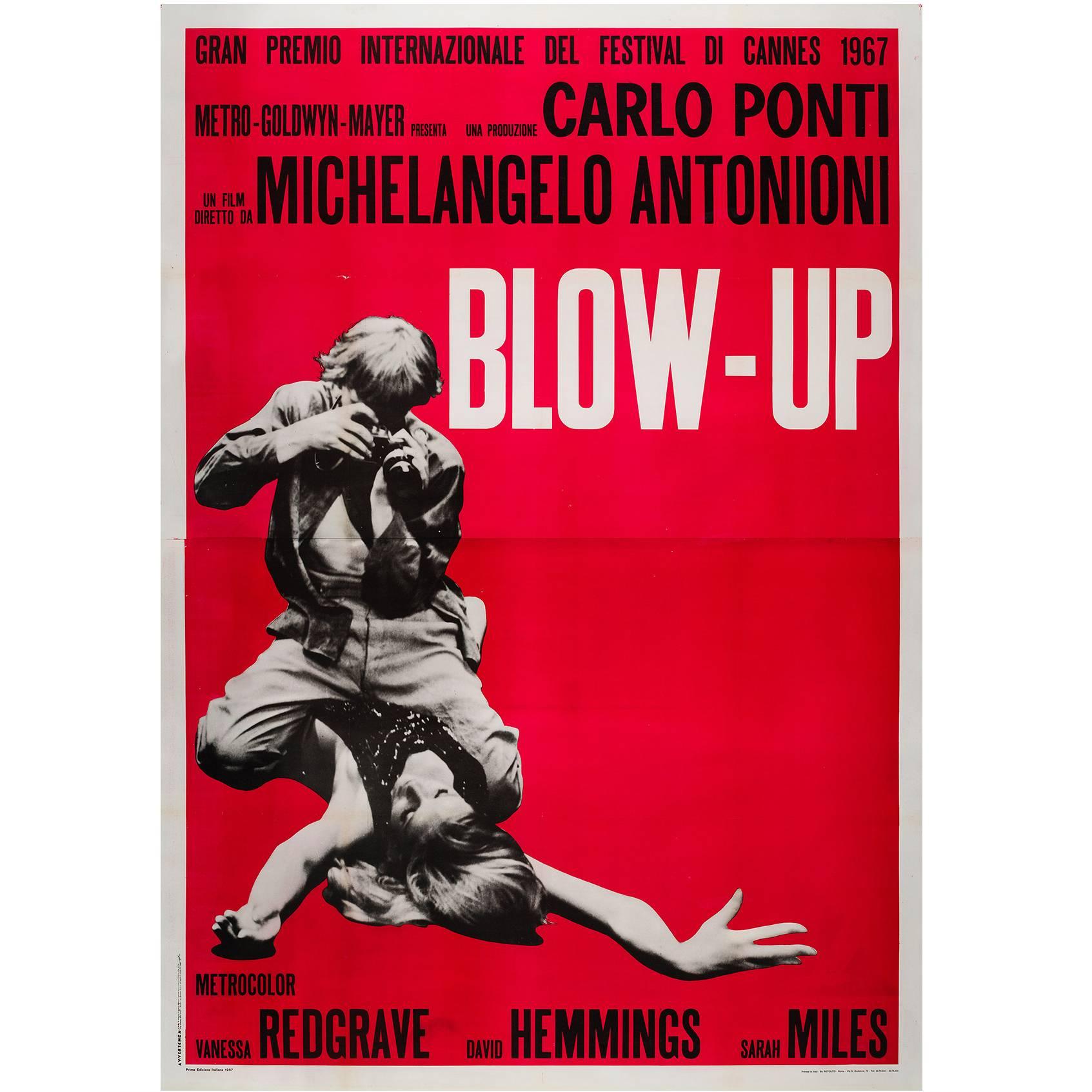 Blow-Up Original Italian Film Poster, 1967