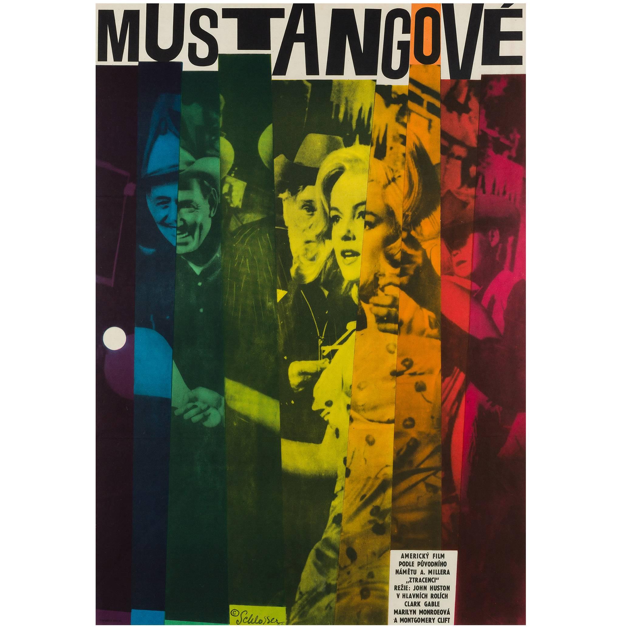 Misfits Original Czech Film Poster, W.A. Schlosser, 1964