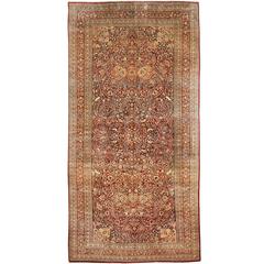 Exceptional Extremely Fine Antique Persian Meshed Gallery Carpet