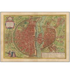 One of the Earliest Modern Maps of Paris