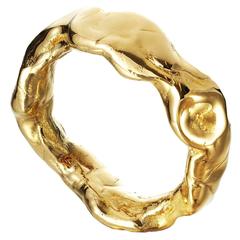 Bangle Gold Coated Resin Philippe Cramer Bangle Gold Coated Resin Philippe Cramer