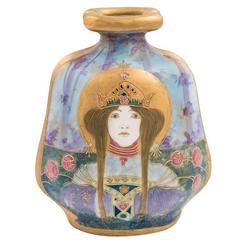 Amphora Portrait Vase Allegory Russia Riessner, Stellmacher & Kessel
