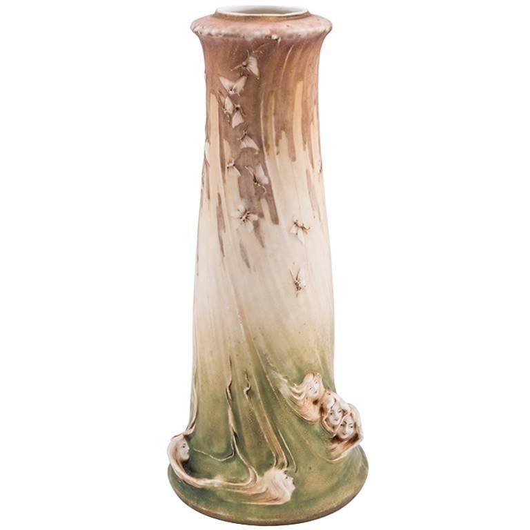 Vase mit Frühlingswind Amphora Fates-Serien 1901-1902 Eduard Stellmacher, Jugendstil
