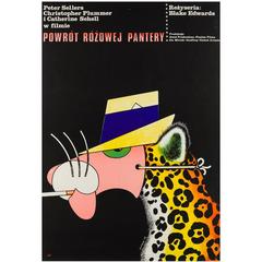 Return of the Pink Panther Original Polish Film Poster, 1977