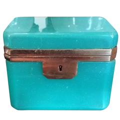19th Century French Opaline Box